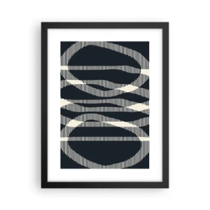 Plakát v černém rámu - Pokus o prolomení temnoty - 30x40 cm