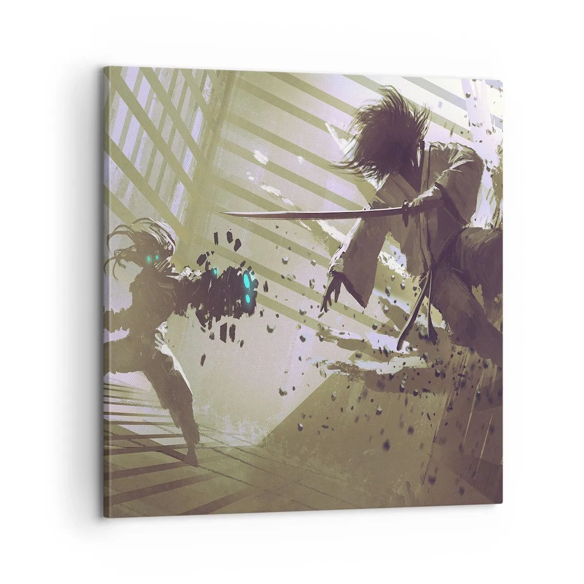 Obraz na plátně - I ty můžeš být samurajem - 60x60 cm