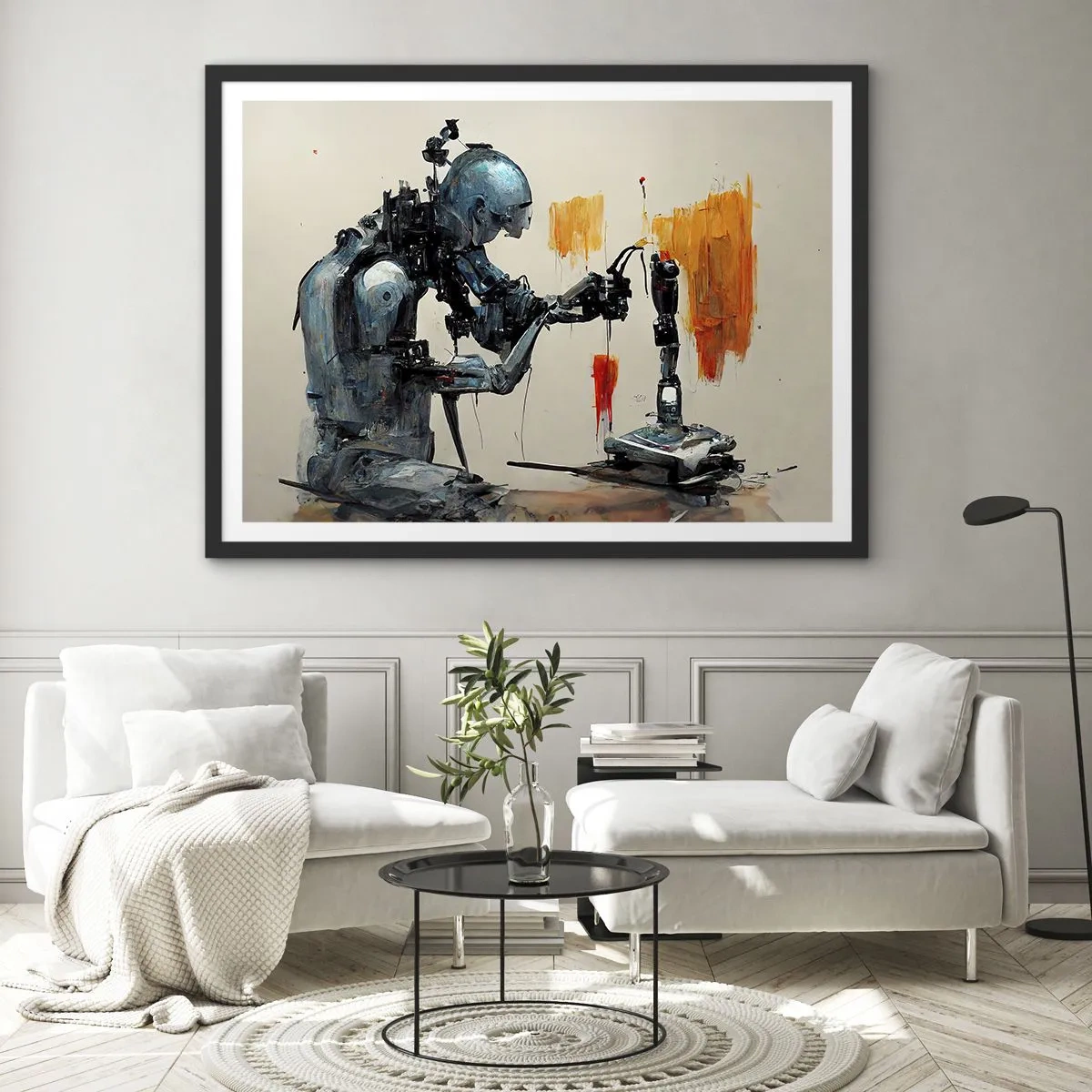 Plakát v černém rámu - Už zítra… - 70x50 cm