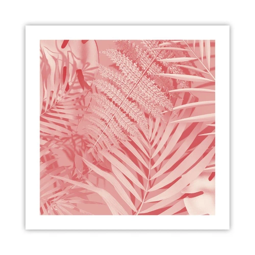 Plakát - Růžový koncept - 50x50 cm