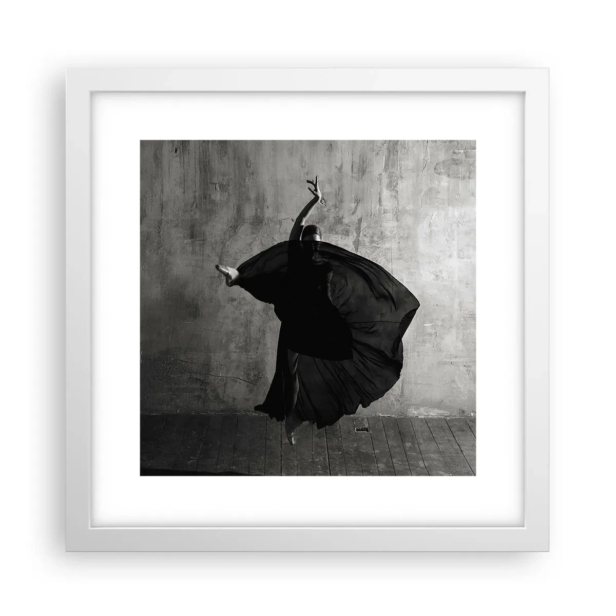 Plakát v bílém rámu - Plné vášně - 30x30 cm