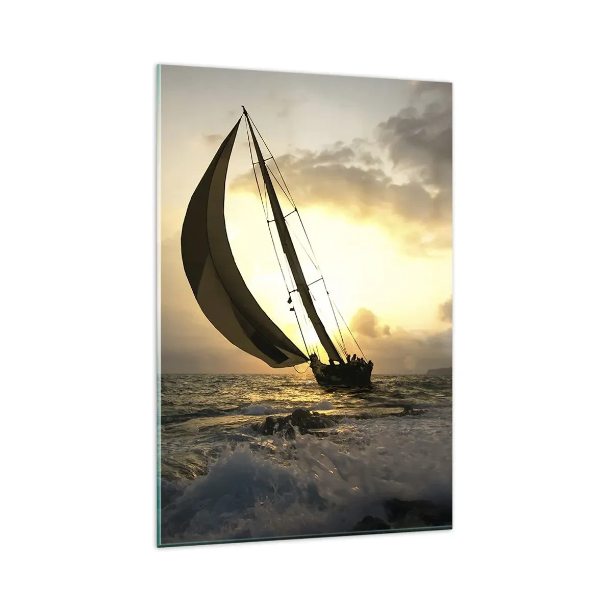 Obraz na skle - S větrem a proti větru - 80x120 cm