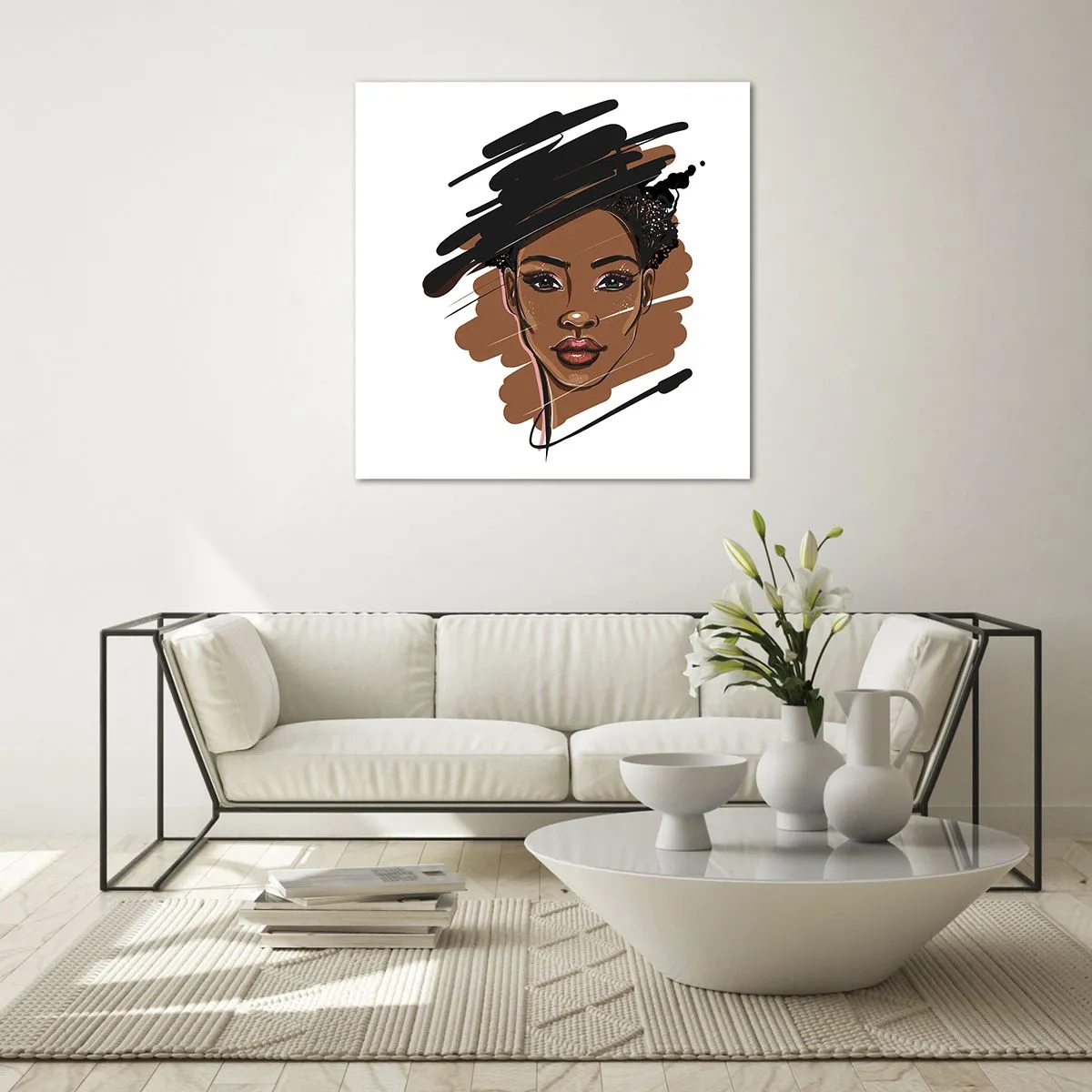 Obraz na skle - Sladká jako čokoláda - 40x40 cm