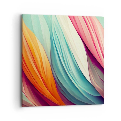 Obraz na plátně - Duhový uzel - 70x70 cm