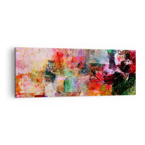 Obraz na plátně - Cesta růžovou - 140x50 cm