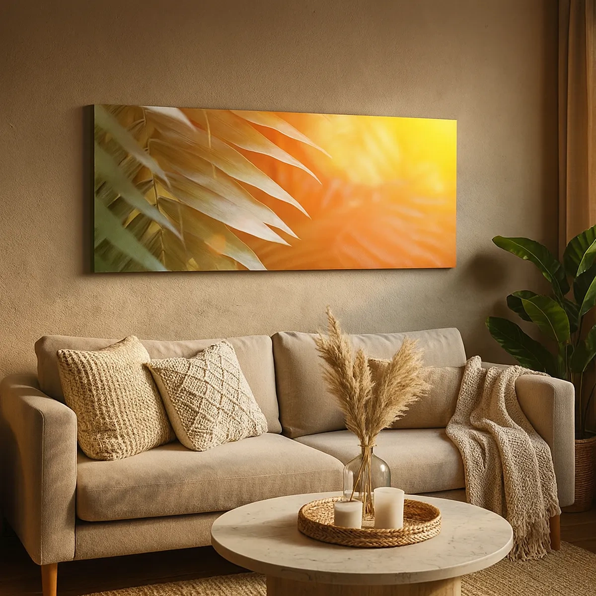 Obraz na plátně - Ráno v džungli - 30x30 cm