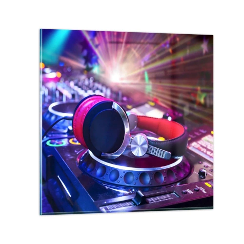 Obraz na skle - Bude, bude se dít - 40x40 cm