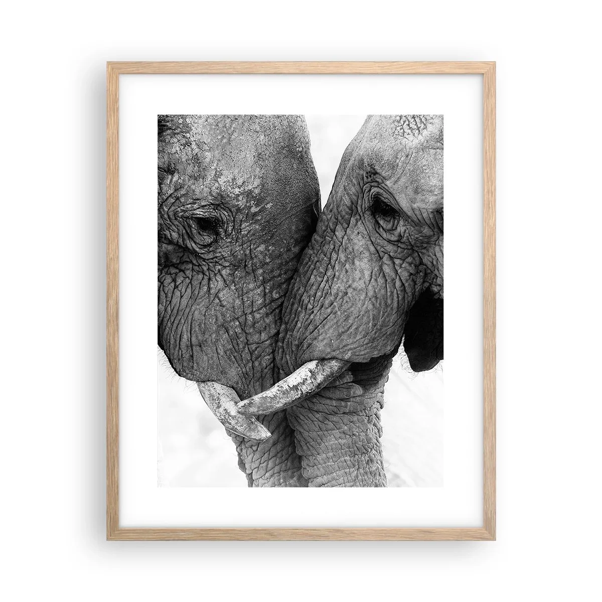 Plakát v rámu světlý dub - Upřímné vyznání - 40x50 cm