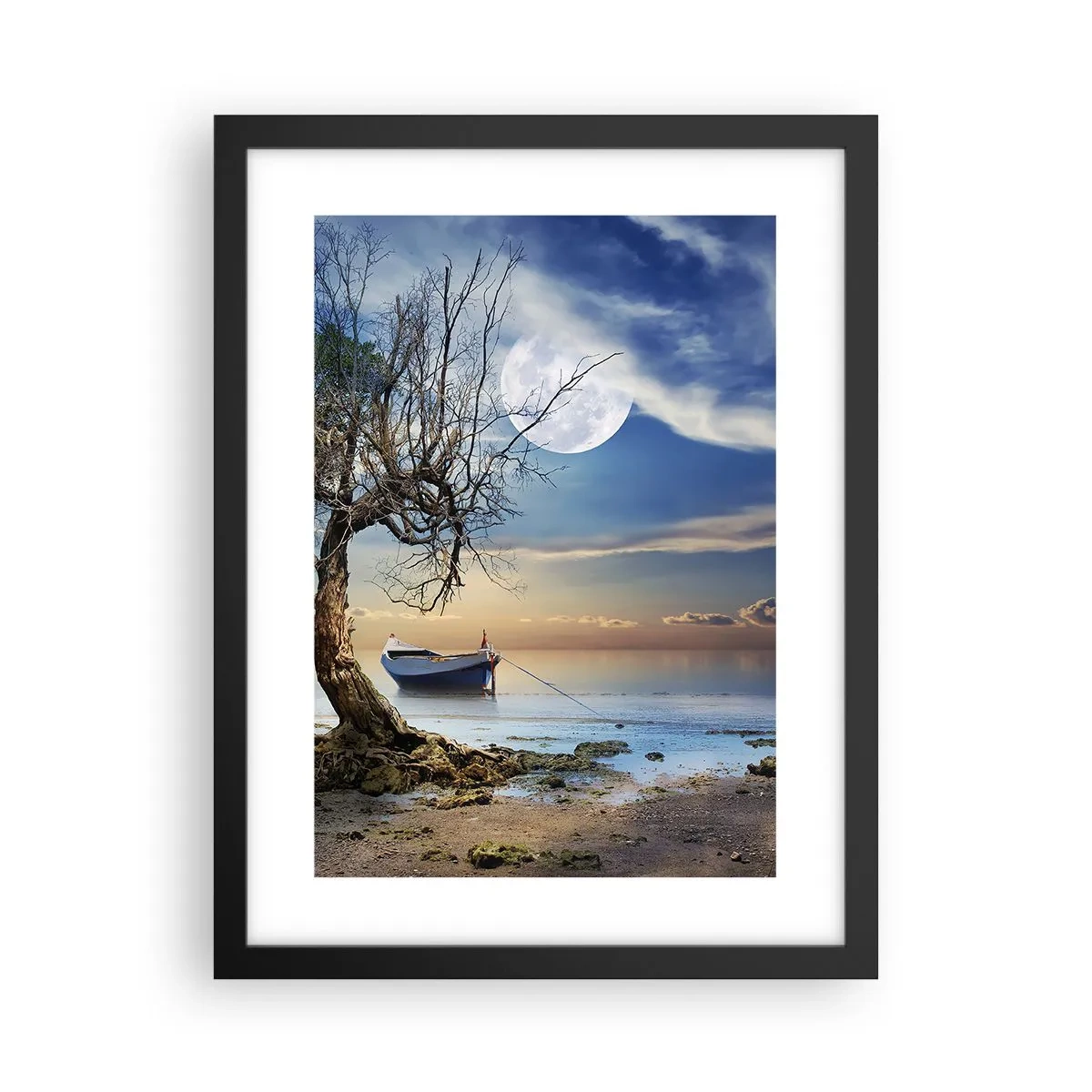 Plakát v černém rámu - Je to konec nebo začátek? - 30x40 cm