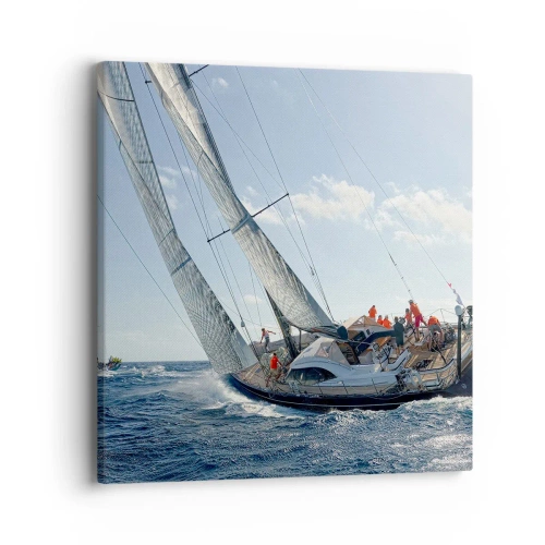 Obraz na plátně - Ať zvítězí lepší - 40x40 cm