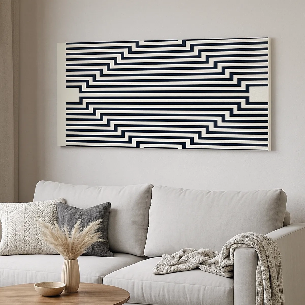 Obraz na plátně - Geometrická iluze - 30x30 cm