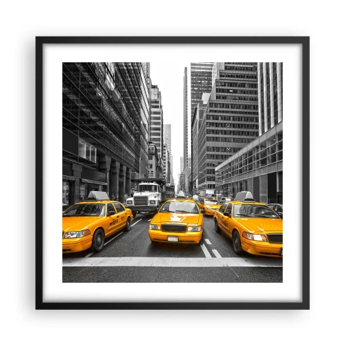 Plakát v černém rámu - To my barvíme město - 50x50 cm