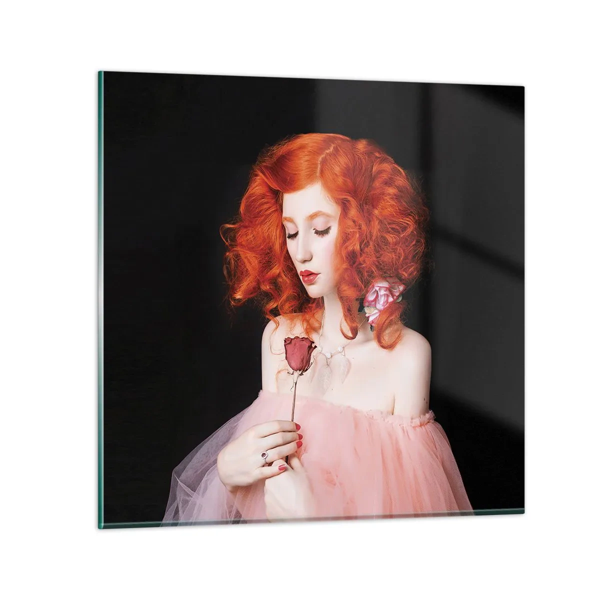 Obraz na skle - V barokním stylu - 60x60 cm