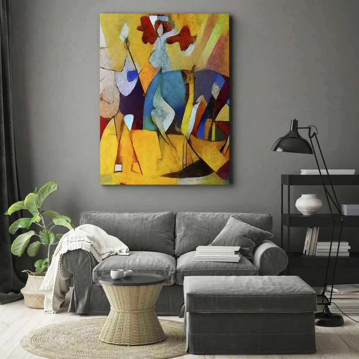 Obraz na plátně - Slunce - život - radost - 65x120 cm