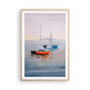 Plakát v rámu světlý dub - Zasloužený odpočinek - 61x91 cm