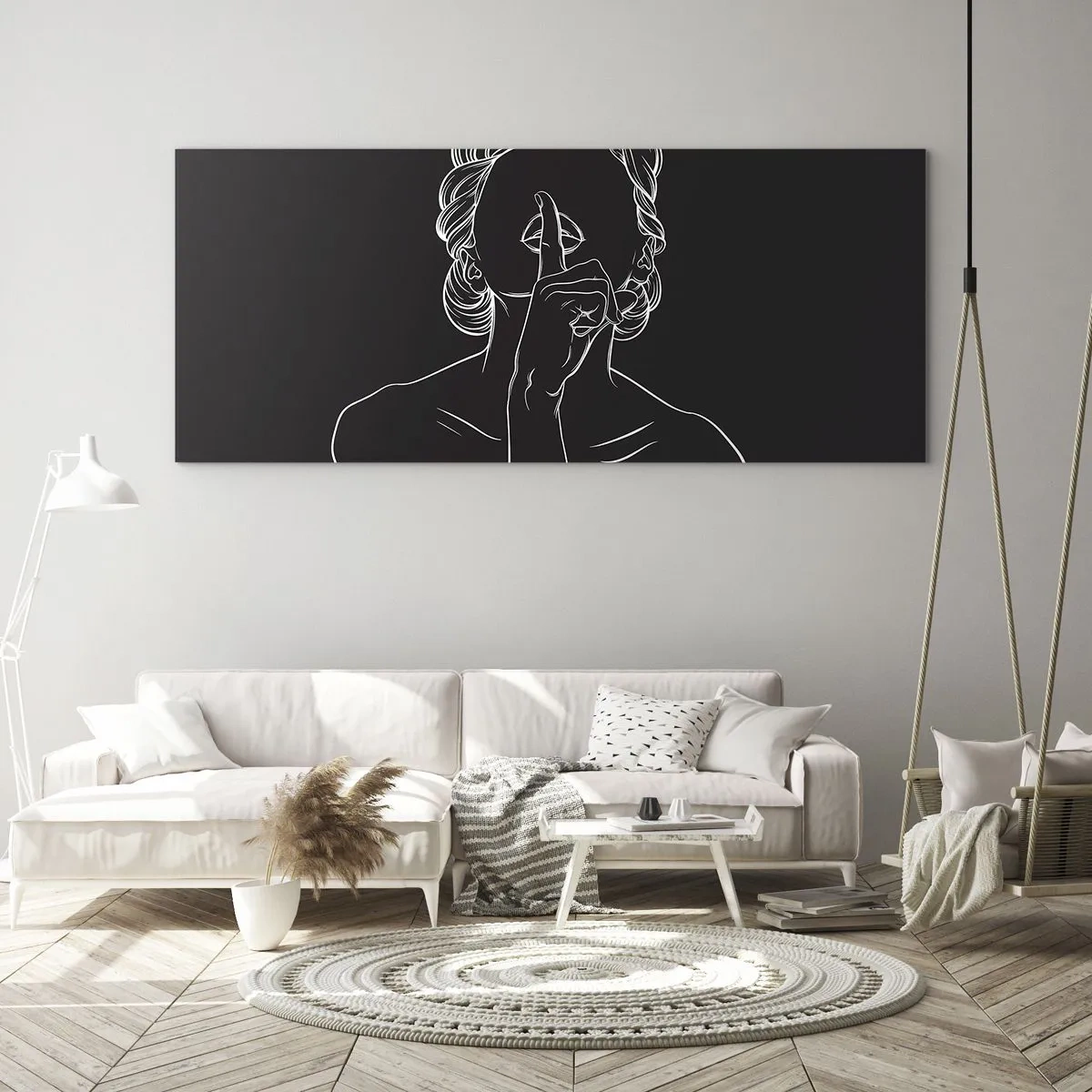 Obraz na skle - Krása rozkvétá v tichu - 100x40 cm