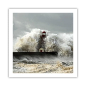 Plakát - Hněv oceánu - 60x60 cm