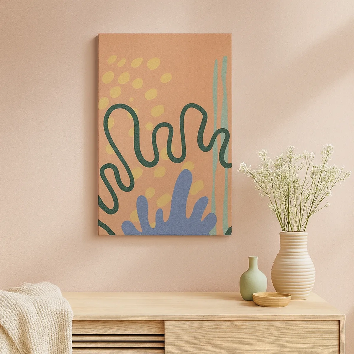 Obraz na plátně - Abstrakce: rozmanitost přírody - 50x70 cm