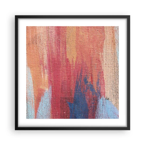 Plakát v černém rámu - Stékat duhou - 50x50 cm