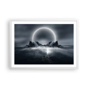 Plakát v bílém rámu - Finále příběhu - 70x50 cm