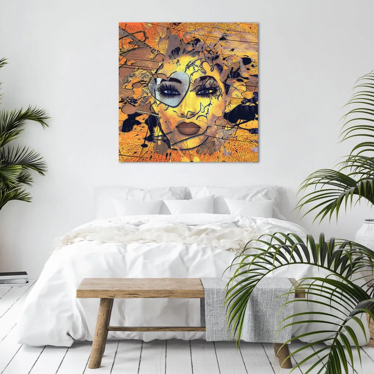 Obraz na plátně - Sluneční krása - 60x60 cm