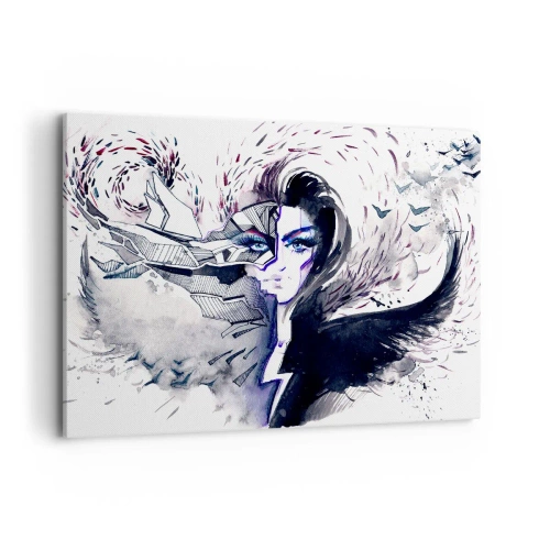 Obraz na plátně - Démonická a krásná - 100x70 cm