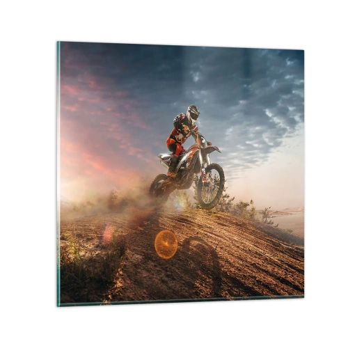 Obraz na skle - Pro vítězství - 40x40 cm