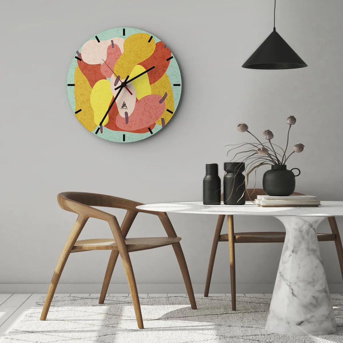 Nástěnné hodiny - Ochutnejte letní slunce - 40x40 cm