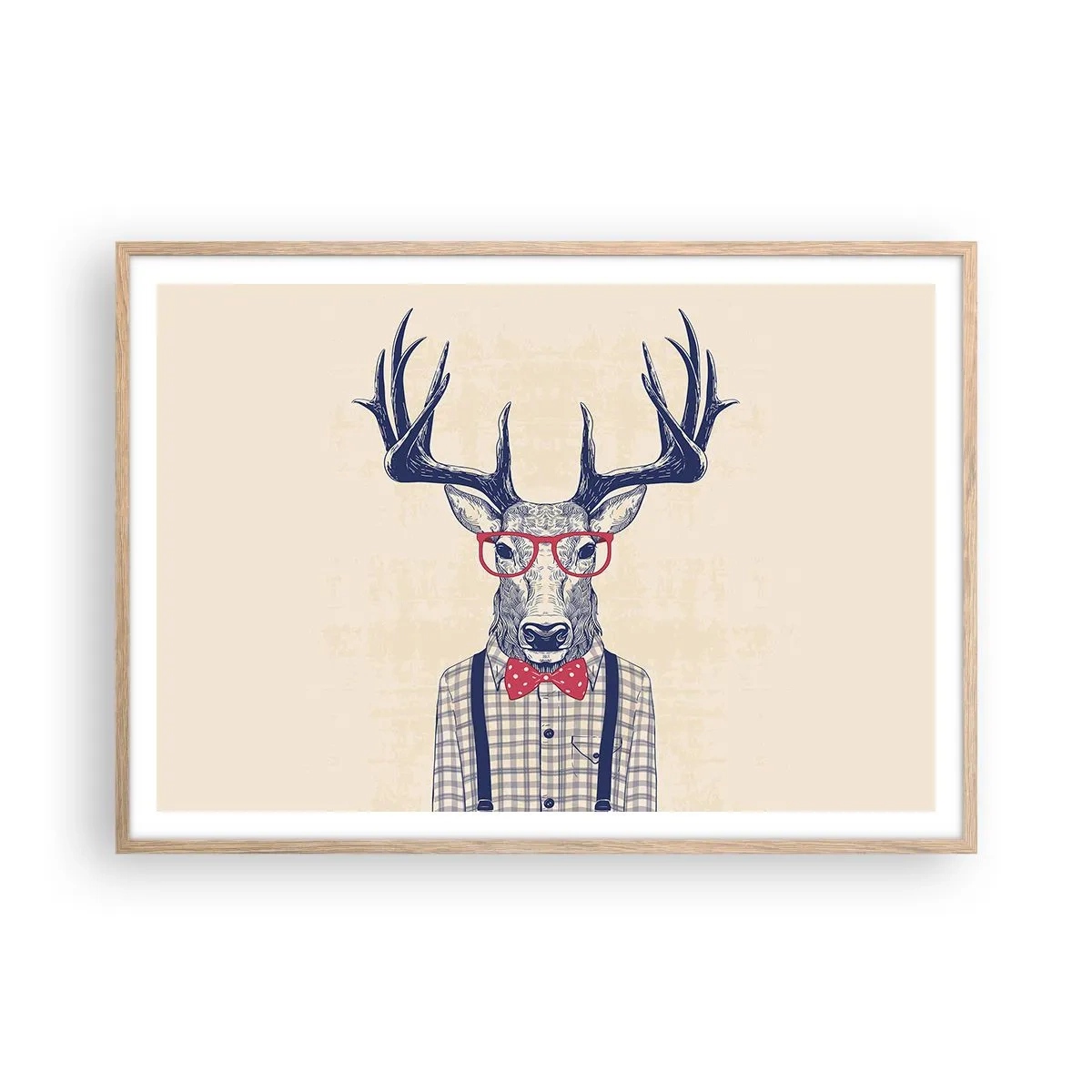 Plakát v rámu světlý dub - Zábavná extravagance - 100x70 cm