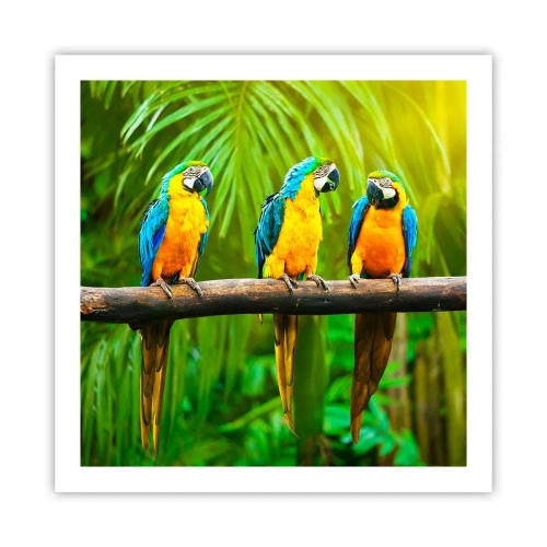 Plakát - Slyšela jsi, že ona…? - 60x60 cm