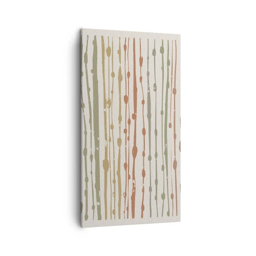 Obraz na plátně - Hudební záznam barev - 45x80 cm