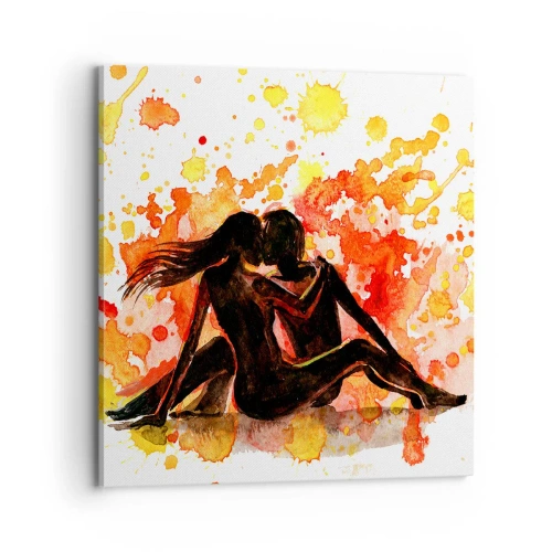 Obraz na plátně - A bylo světlo - 70x70 cm