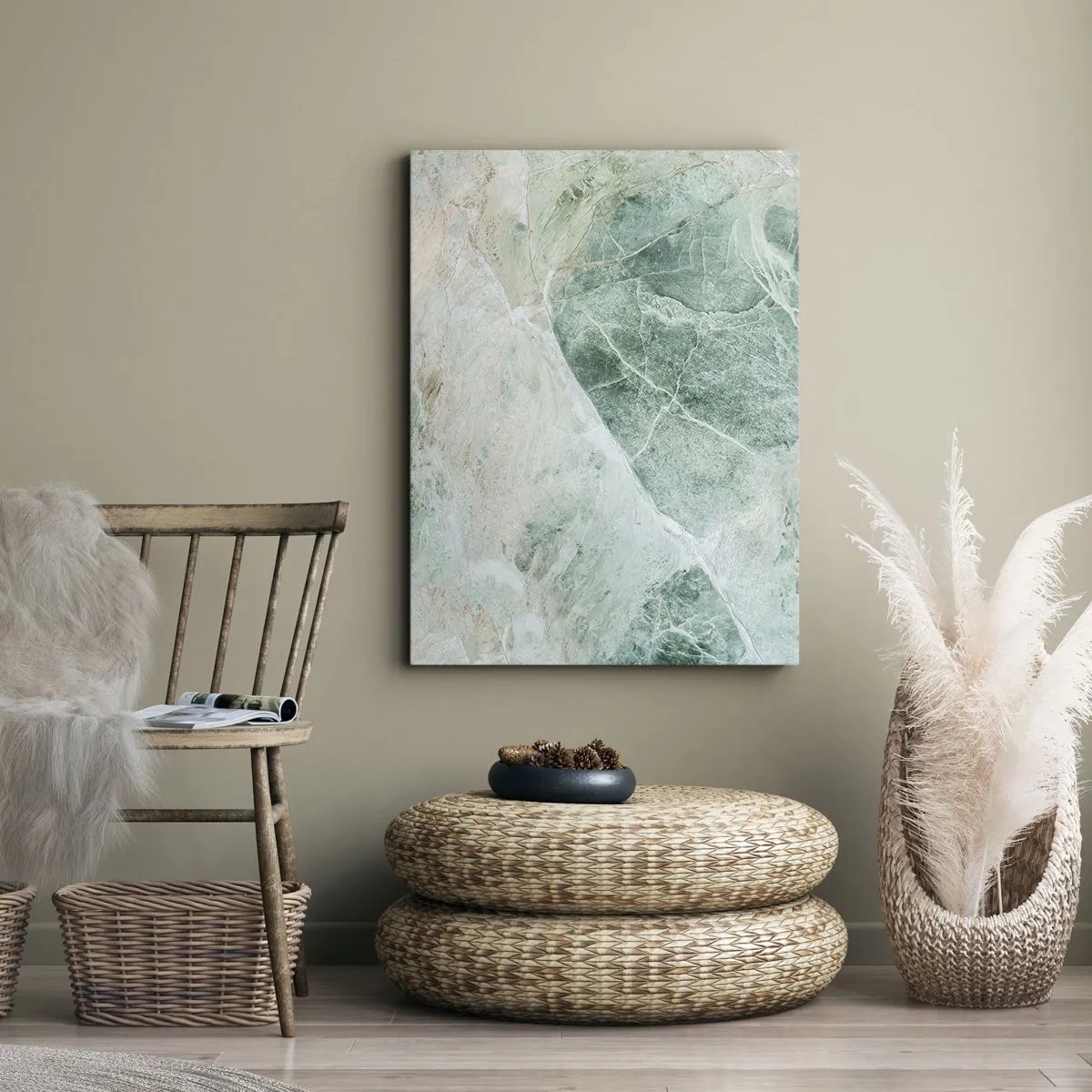 Obraz na plátně - Ctný chlad kamene - 50x70 cm