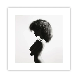 Plakát - Jako květina na štíhlém stonku - 30x30 cm