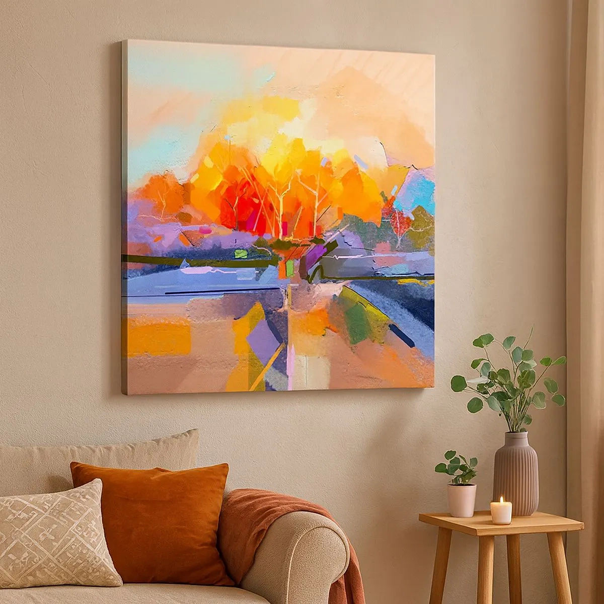 Obraz na plátně - Je podzim - 30x30 cm