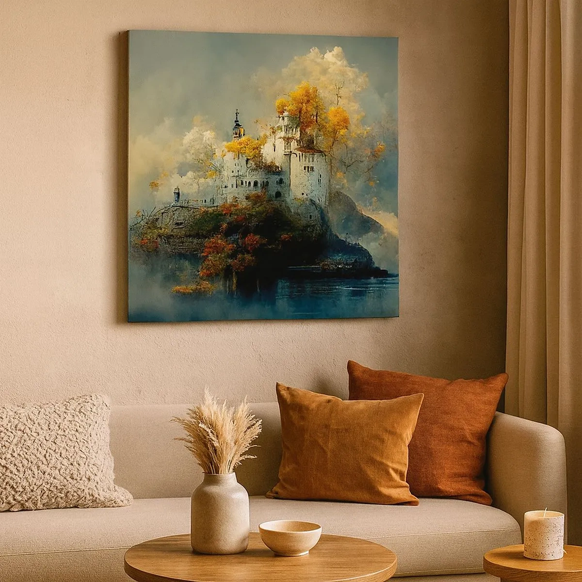 Obraz na plátně - Začátek romantického příběhu - 30x30 cm