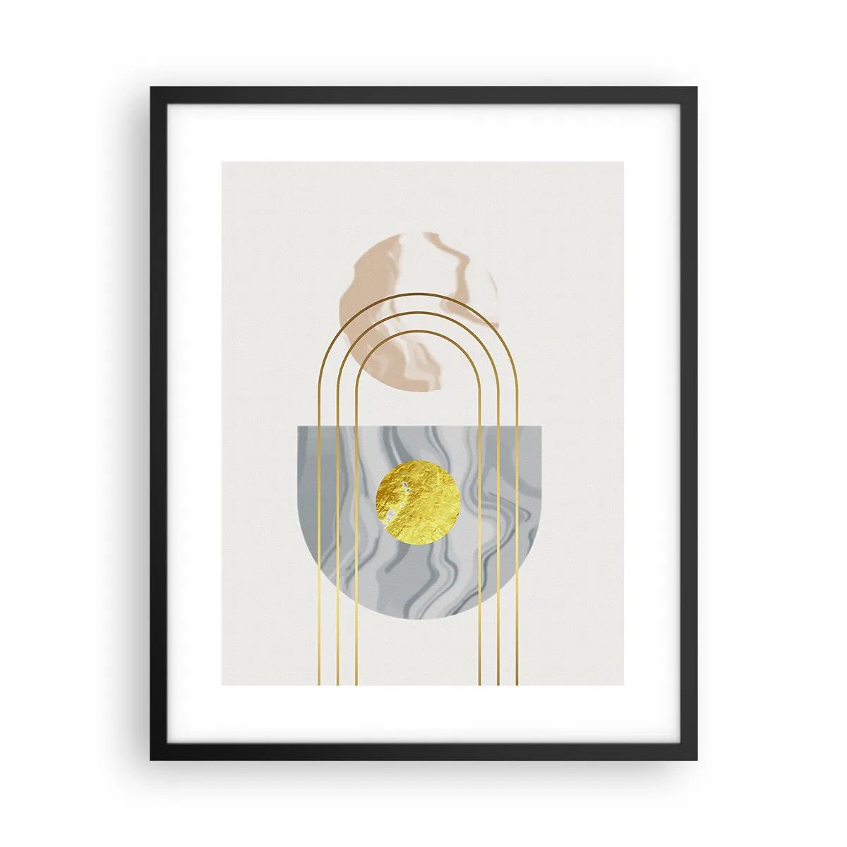 Plakát v černém rámu - Jas a zářivost - 40x50 cm