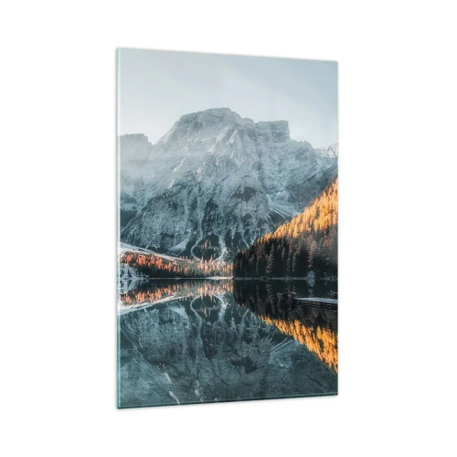 Obraz na skle - Zrcadlová krajina - 80x120 cm