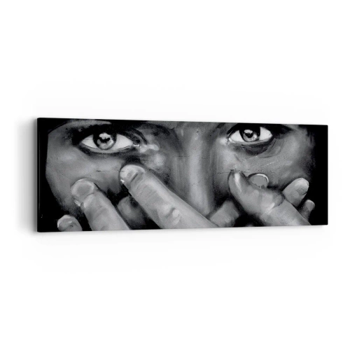 Obraz na plátně - Neřeknu, kdo to namaloval - 90x30 cm