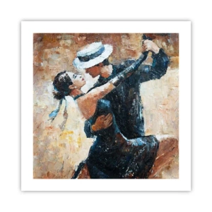 Plakát - A la Rudolf Valentino - 50x50 cm