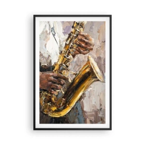 Plakát v černém rámu - Čas na sólovou hru - 61x91 cm