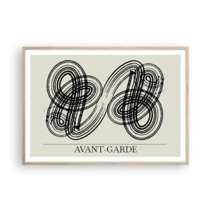 Plakát v rámu světlý dub - Vyšlo to spontánně - 100x70 cm