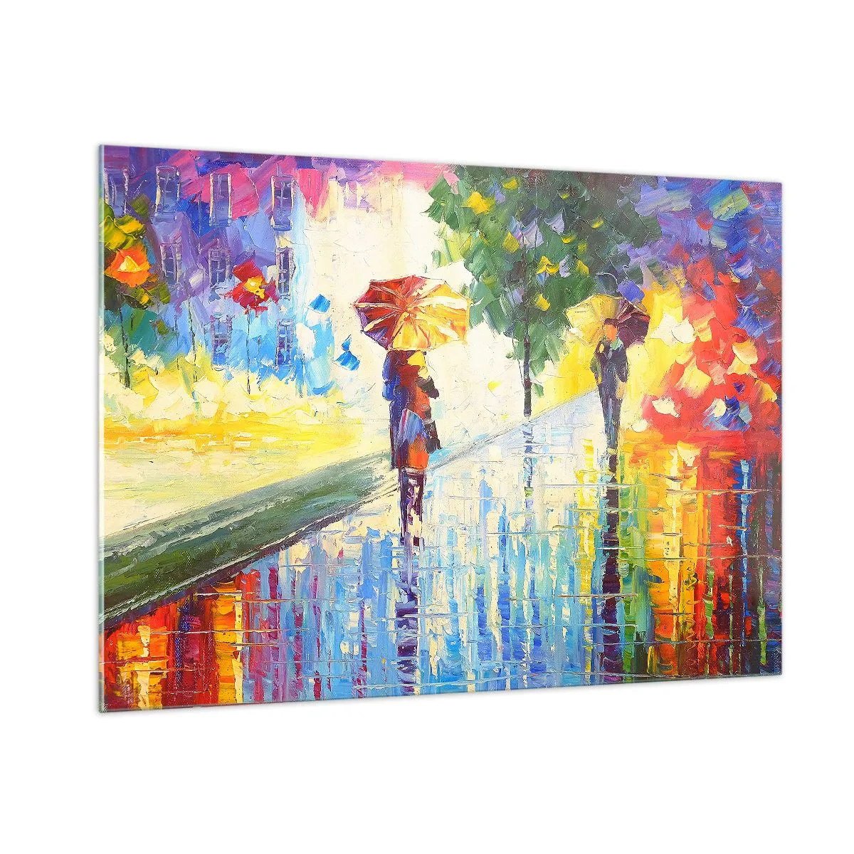 Obraz na skle - A všechno je jasné - 100x70 cm