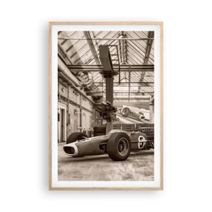 Plakát v rámu světlý dub - Odpočinek vítěze - 61x91 cm