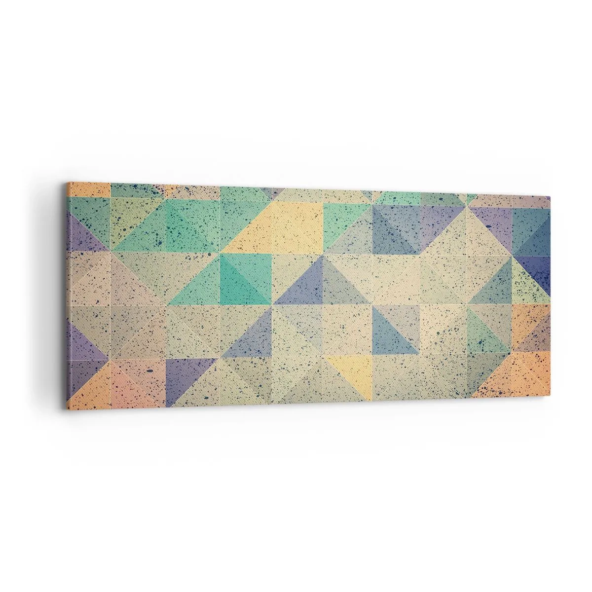 Obraz na plátně - Republika trojúhelníků - 100x40 cm