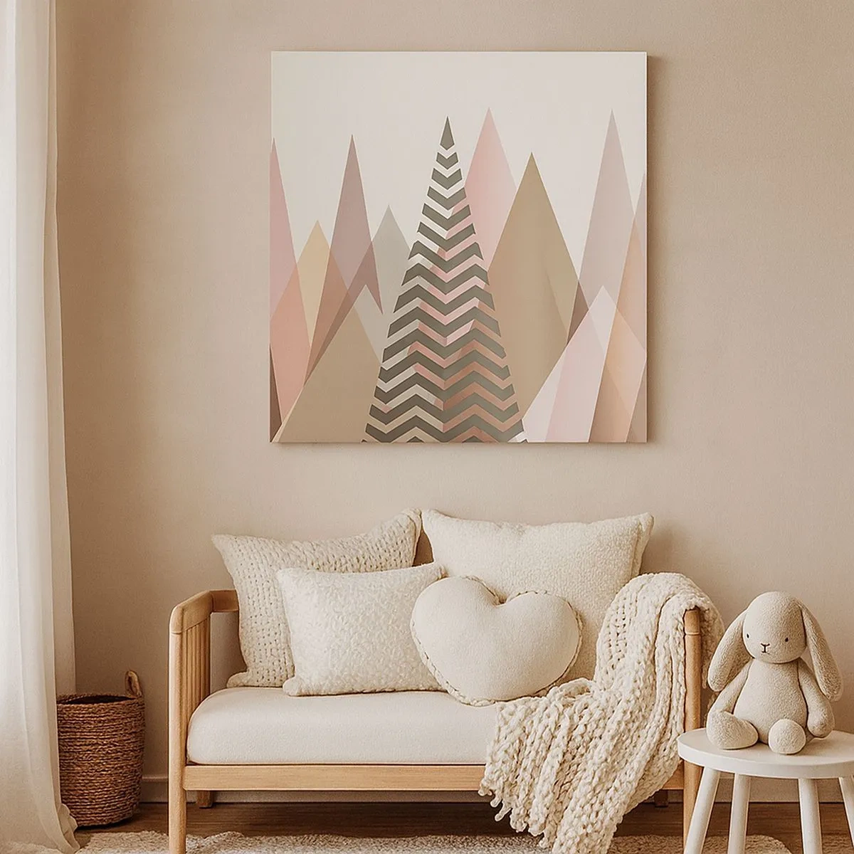 Obraz na plátně - Pyramidální pohled - 30x30 cm