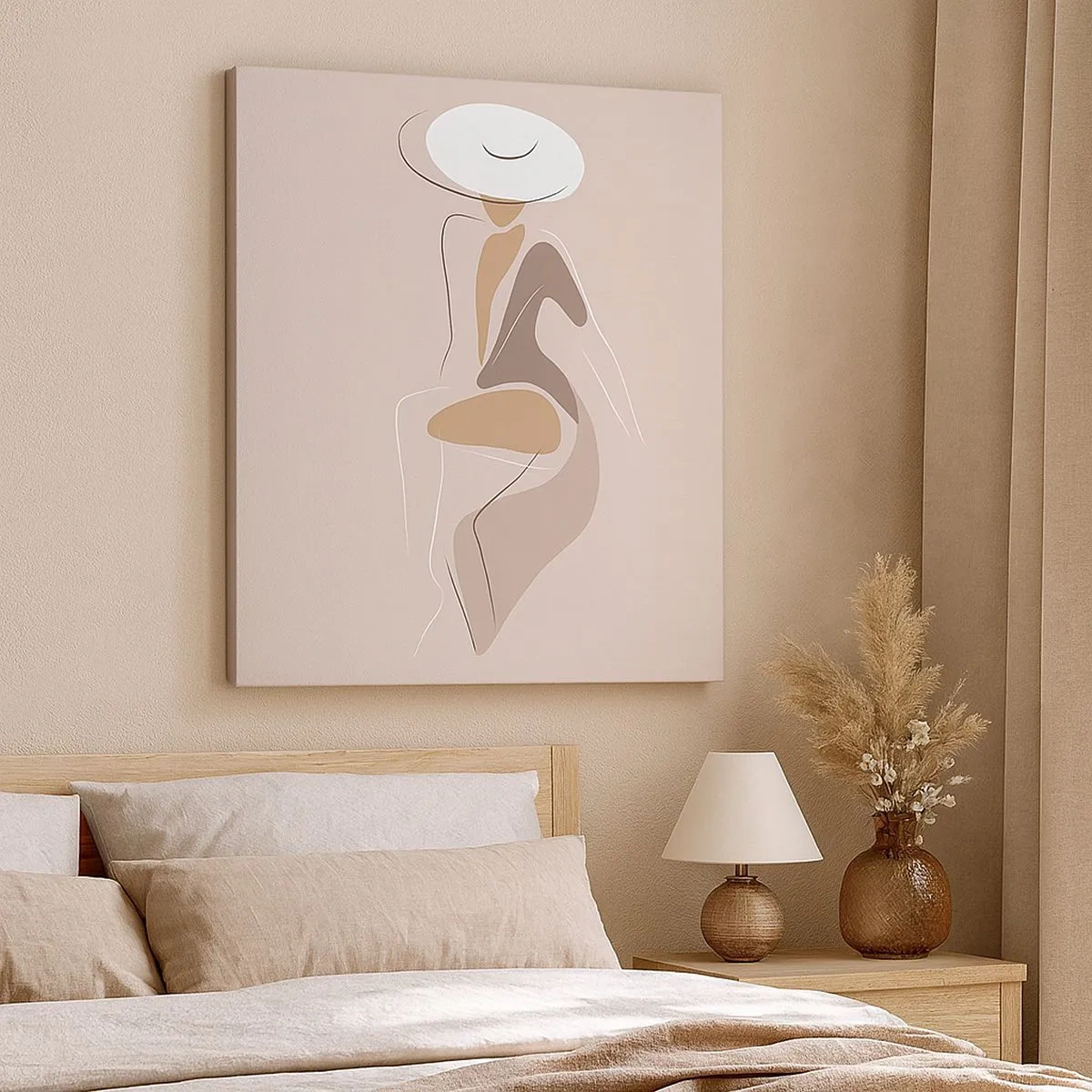 Obraz na plátně - Jak vypadá pravá dáma? - 30x30 cm