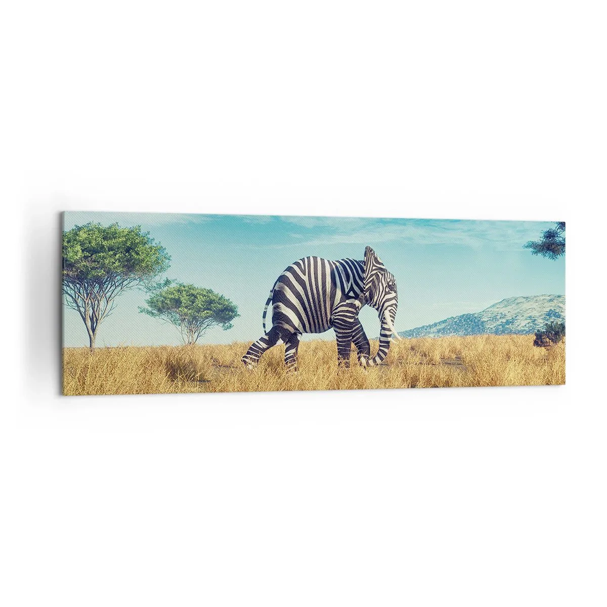 Obraz na plátně - Šedá už není v módě - 160x50 cm