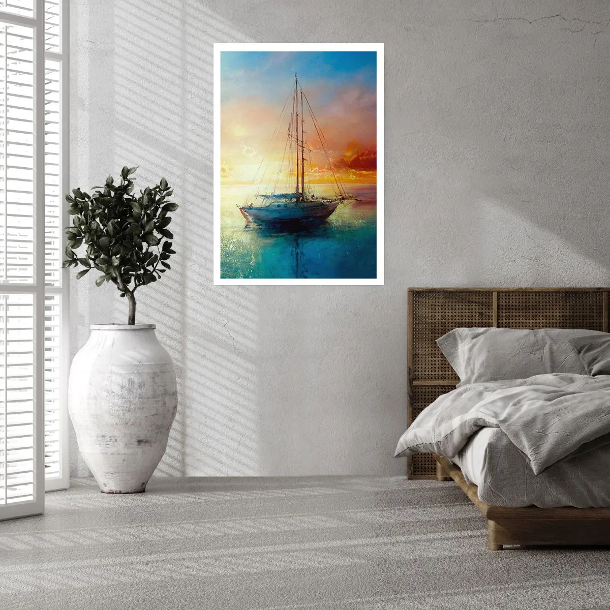 Plakát - Ve zlatém zálivu - 50x70 cm