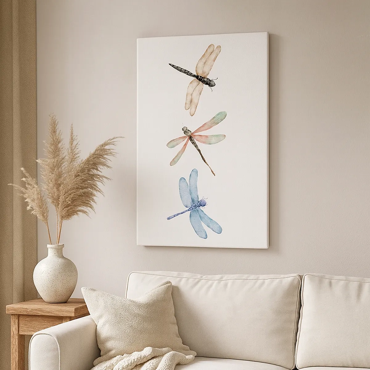 Obraz na plátně - Beztížné vážky - 50x70 cm